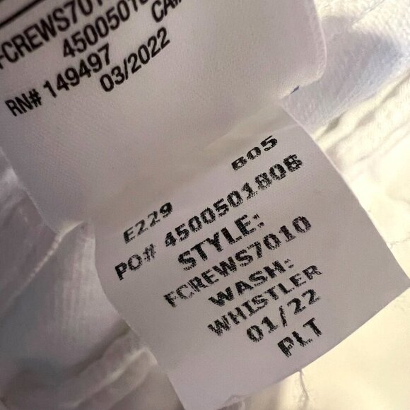 Favorite Daughter The Otto Denim Boyfriend Jacket White Whistler Wash L Classic - Picture 6 of 9